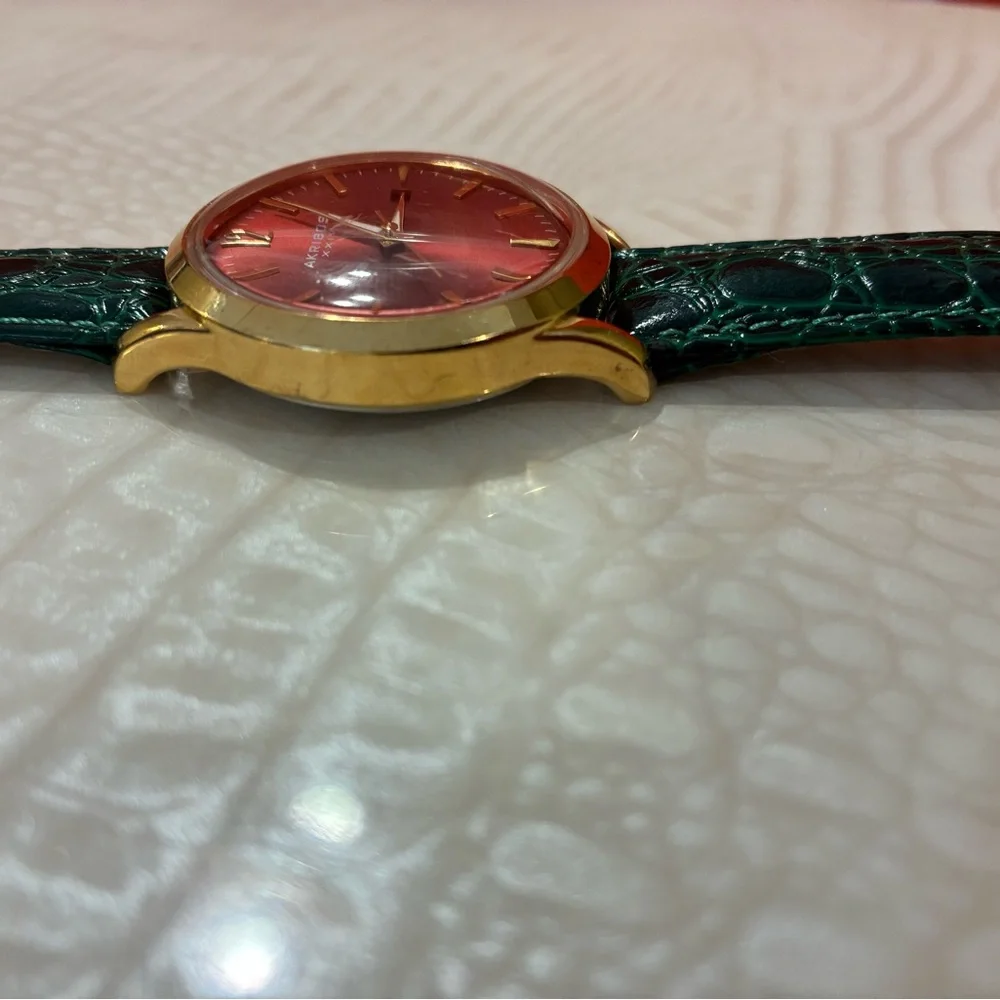 Akribos  Gold color Watch